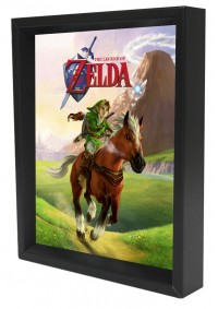 Cadre Holographique Legend of Zelda Par Pyramid - Ocarina of Time Link & Epona